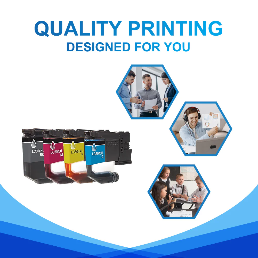 Compatible Brother LC504XL Ink Cartridge Set - High Yield - Image 4