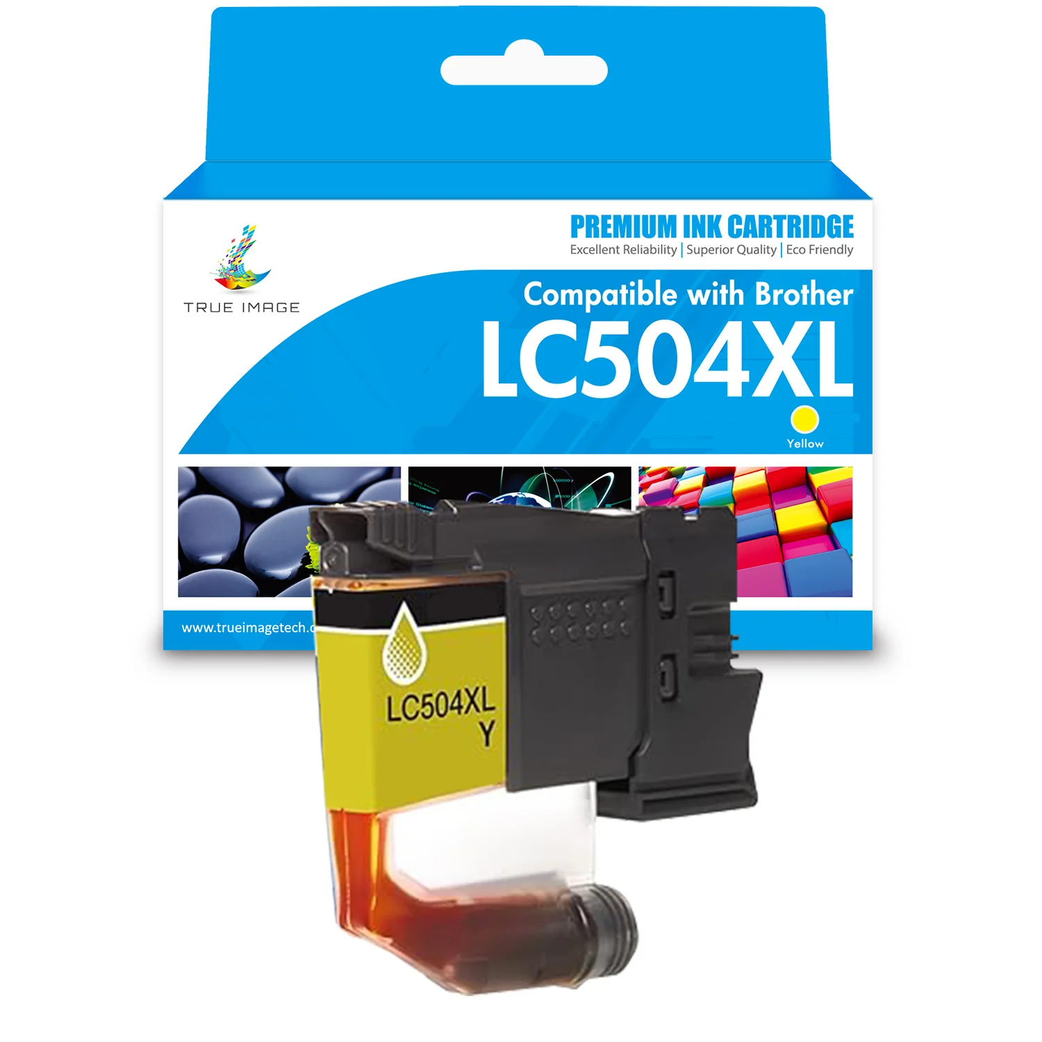 Compatible Brother LC504XL Yellow Ink Cartridge Set - High Yield