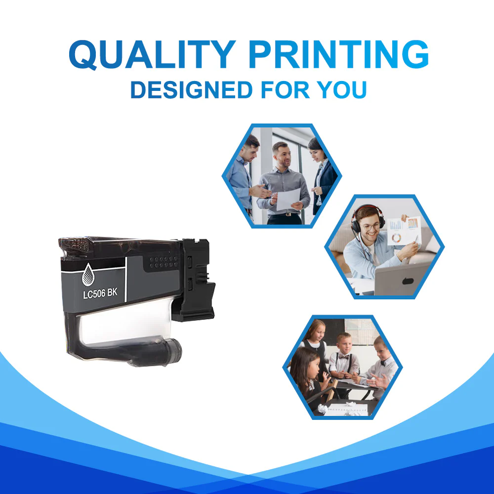 Compatible Brother LC506 Black Ink Cartridge - Standard Yield - Image 4