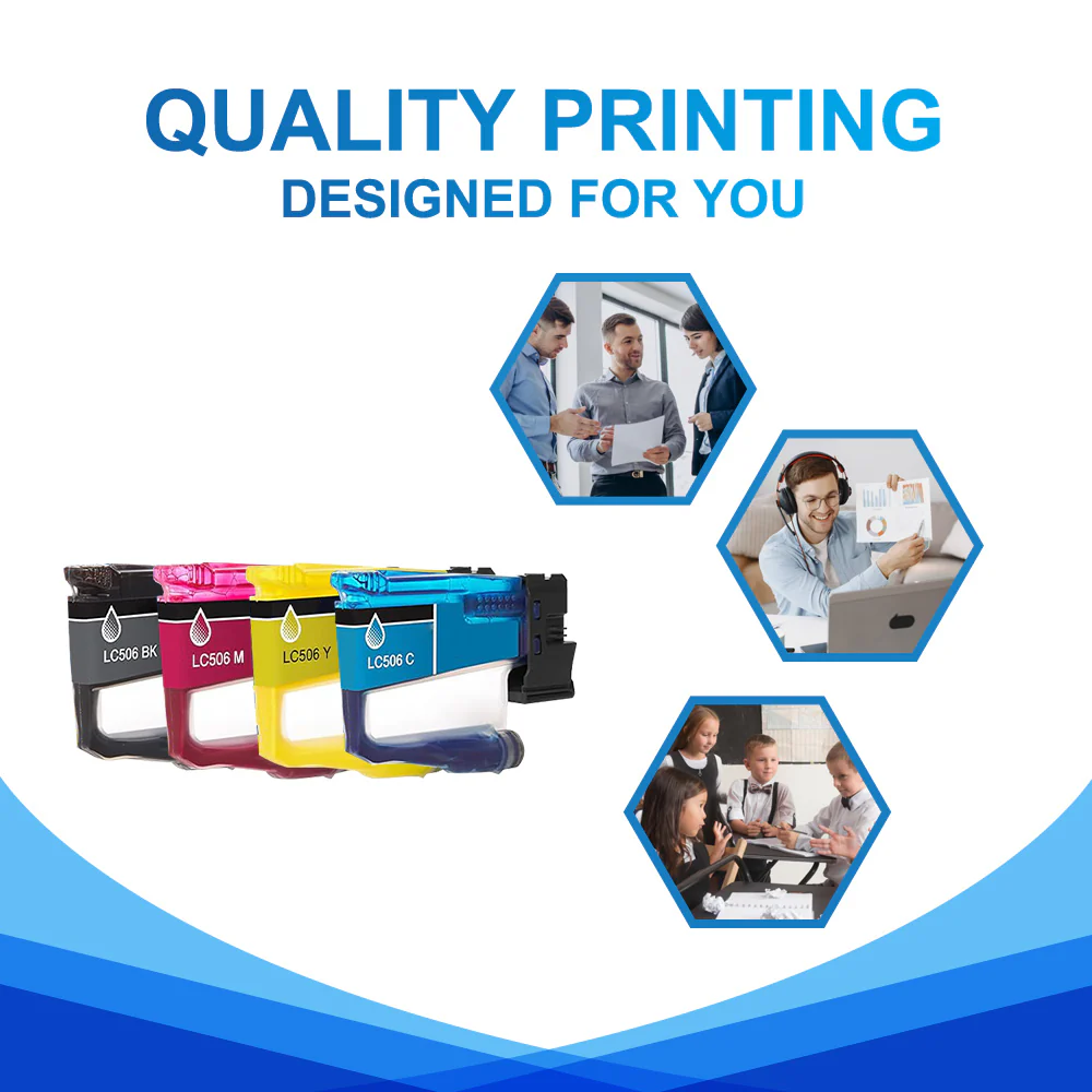 Compatible Brother LC506 Ink Cartridge Set - Standard Yield - Image 4