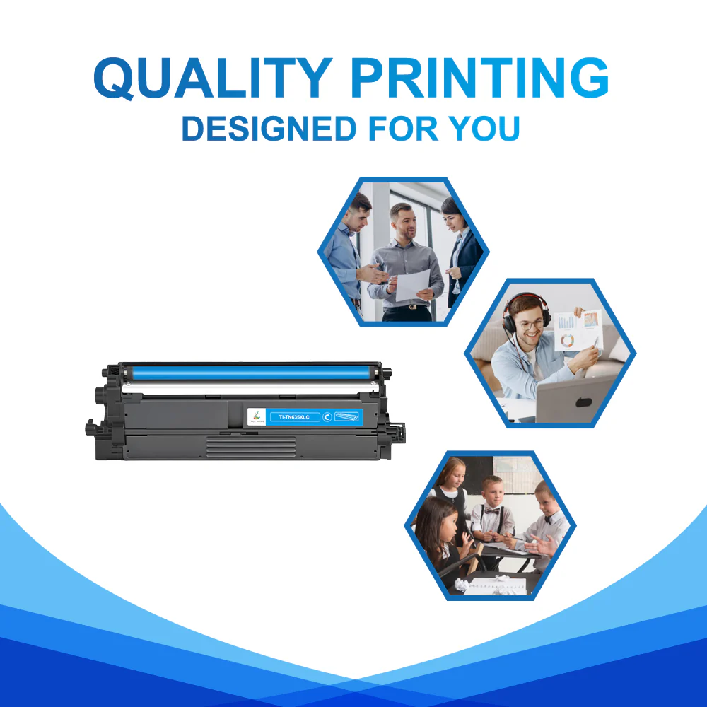 Compatible Brother TN635XL Cyan Toner Cartridge (TN635XLC) - High Yield - Image 4
