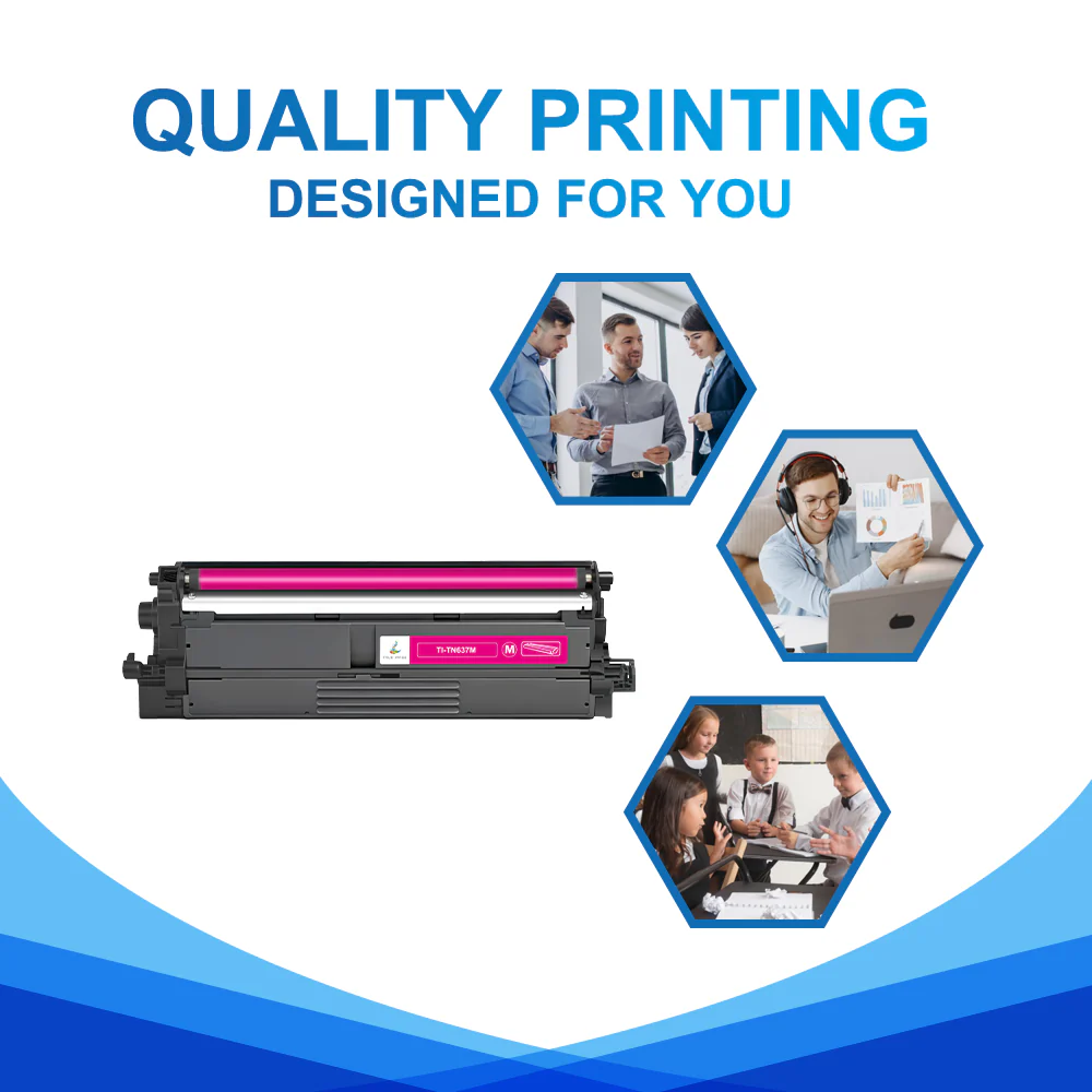 Compatible Brother TN637 Magenta Toner Cartridge (TN637M) - Ultra High Yield - Image 4