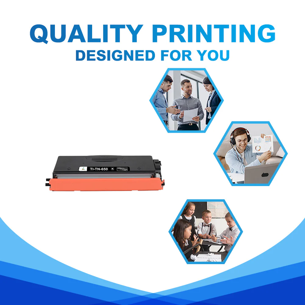 Brother Black Toner Cartridge TN650 - High Yield 10-Pack - Image 4