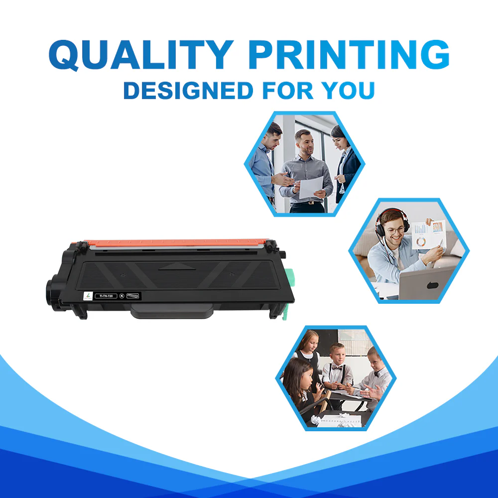Compatible Brother TN720 Black Toner Cartridge(TN-720) - 10 Pack - Image 4