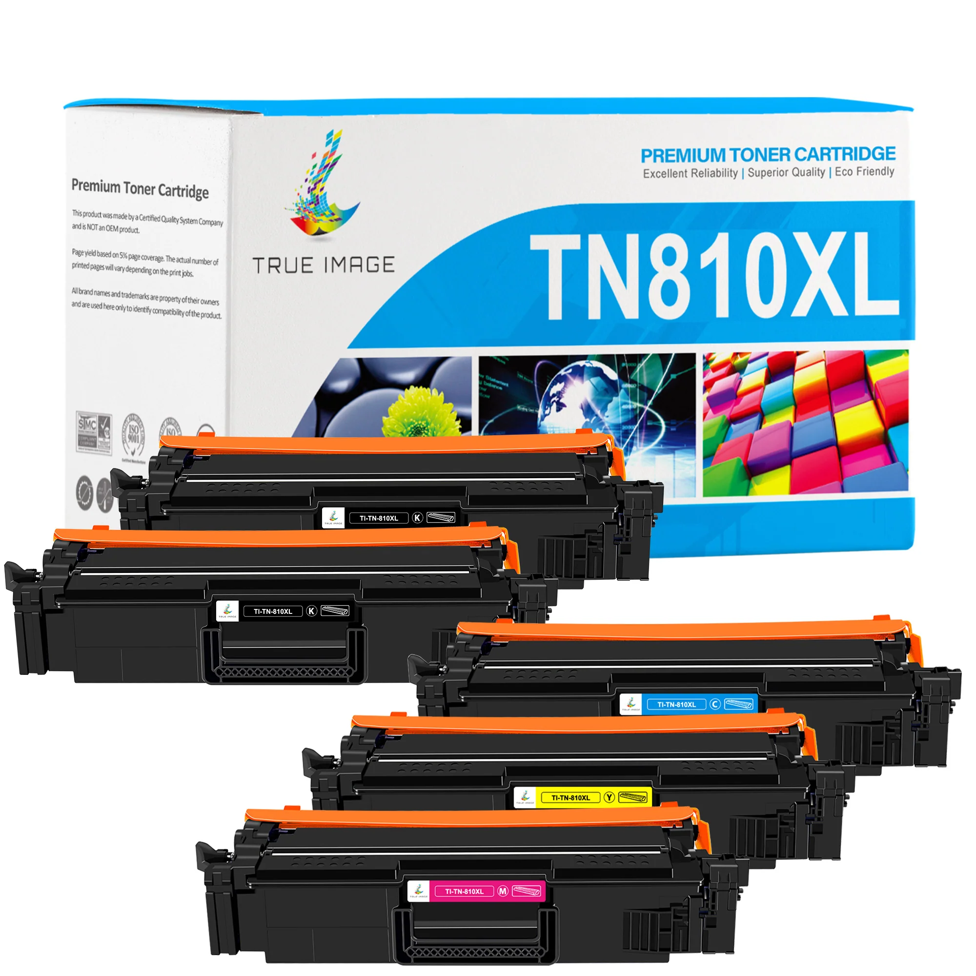 Compatible Brother TN810XL Toner Cartridge Set - Image 2