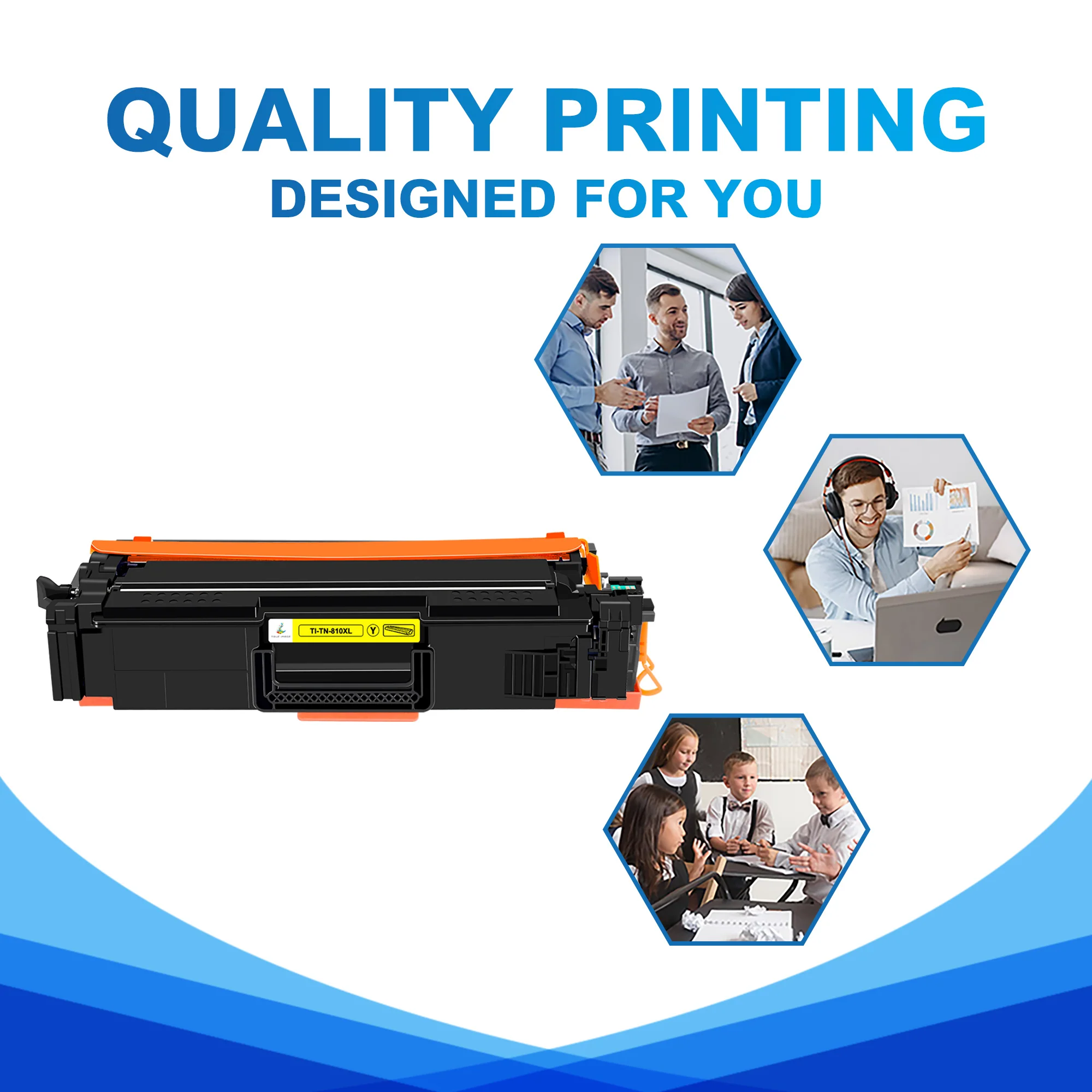 Compatible Brother TN810XLY Yellow Toner Cartridge - Image 4