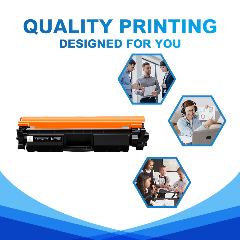 Compatible Canon Toner 051H Black - High Yield - 5 Packs - Image 4