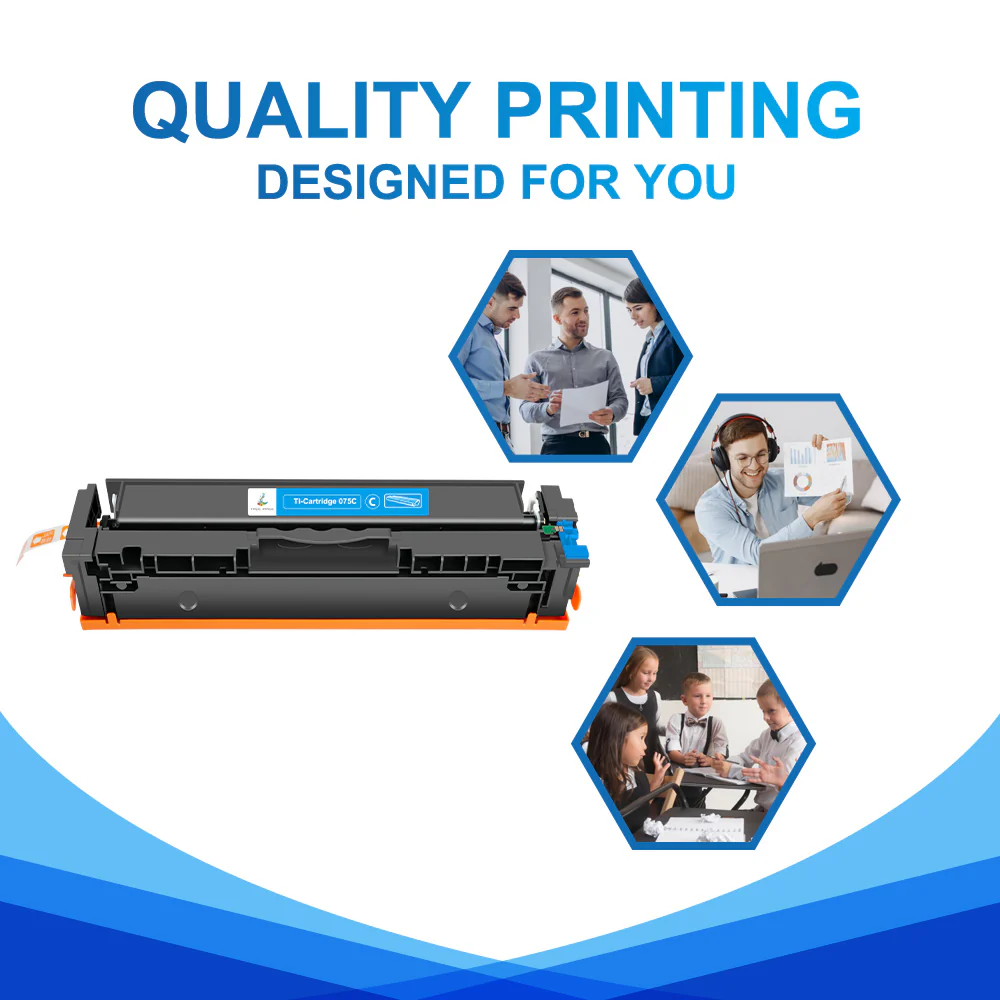 Compatible Canon 075 Cyan Toner Cartridge - With Chip - Image 5