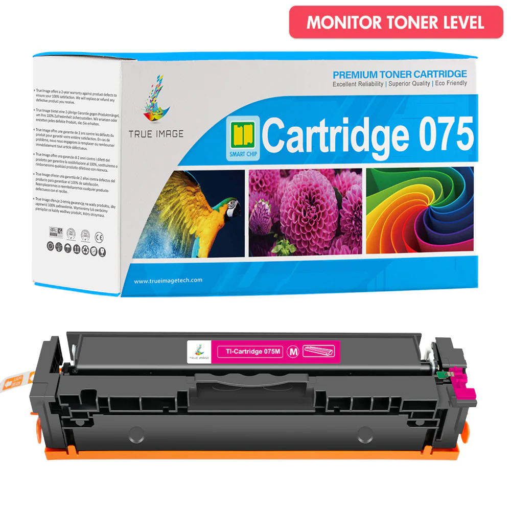Compatible Canon 075 Magenta Toner Cartridge - With Chip - Image 2