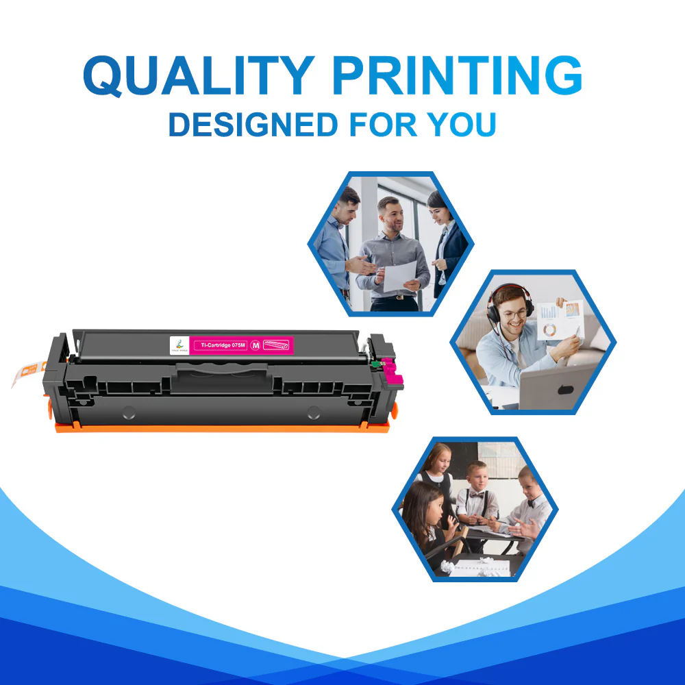 Compatible Canon 075 Magenta Toner Cartridge - With Chip - Image 5