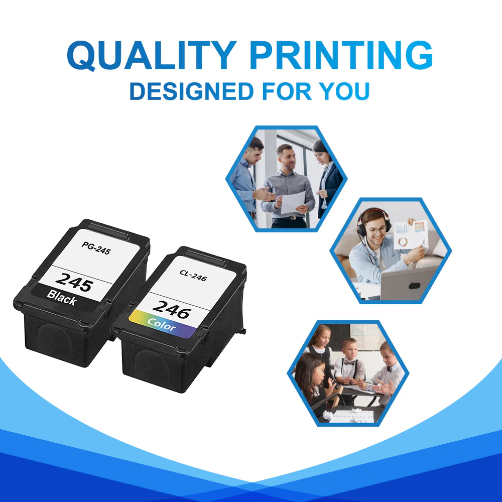 Compatible Canon 245 246 Ink Cartridge Value Pack - Standard Yield - Image 4