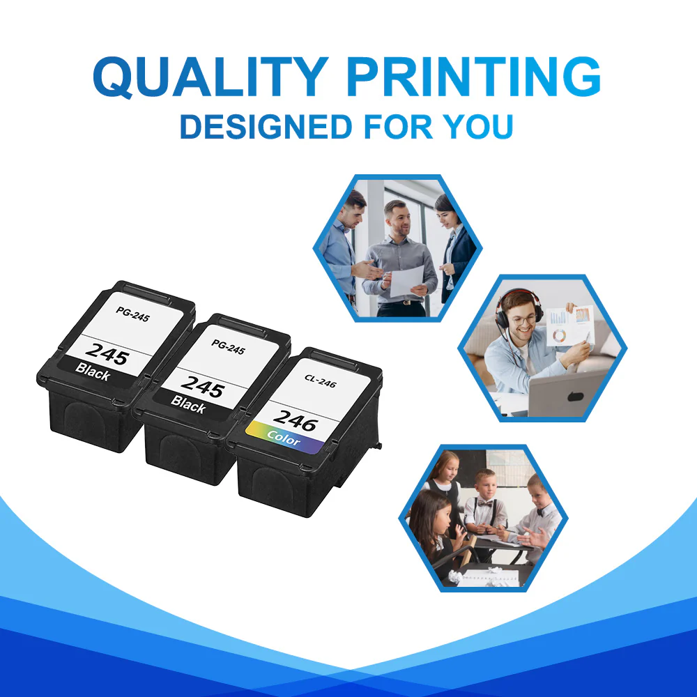 Compatible Canon 245 246 Ink Cartridge Value Pack - Standard Yield - Image 6