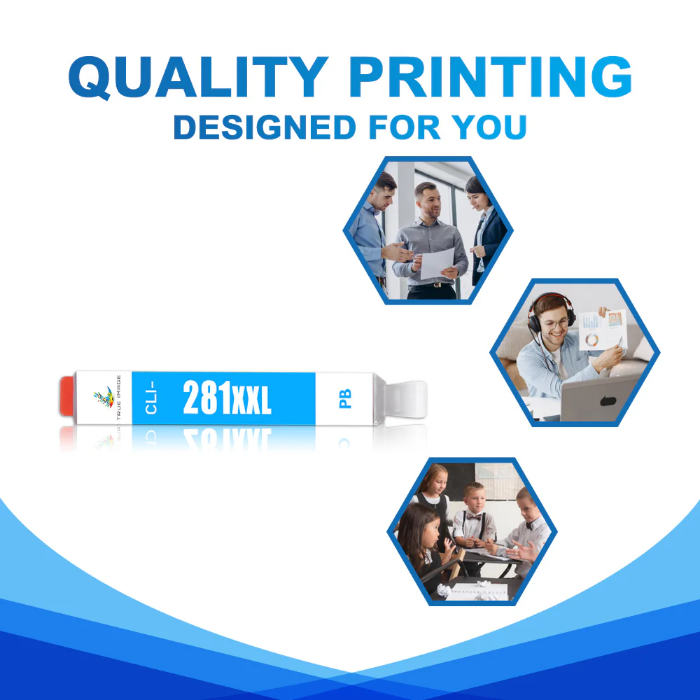 Compatible Canon CLI-281XXLPB Photo Blue Ink Cartridge - Image 5