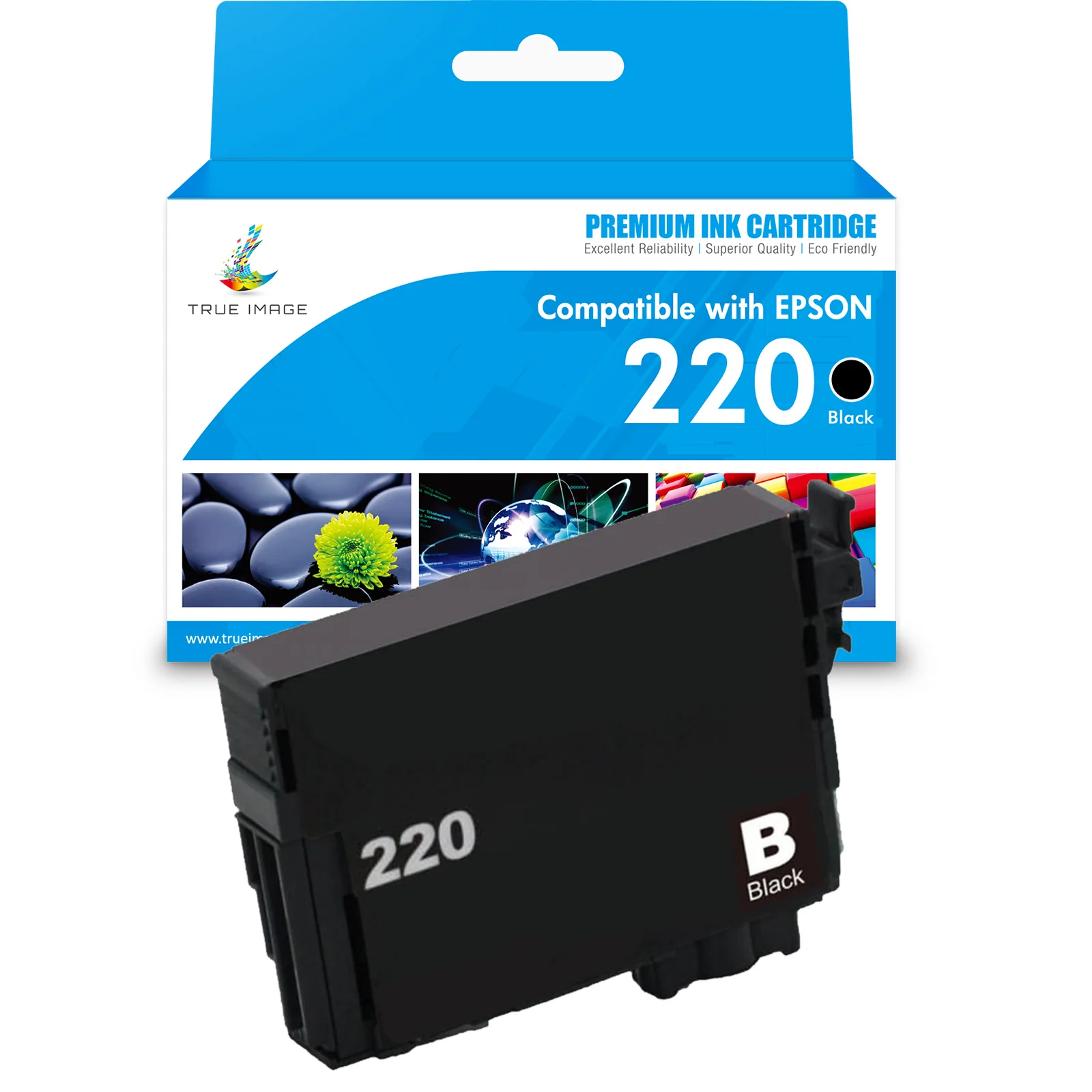 Compatible Epson 220 Black/Cyan/Yellow/Magenta Ink Cartridge - Single Pack