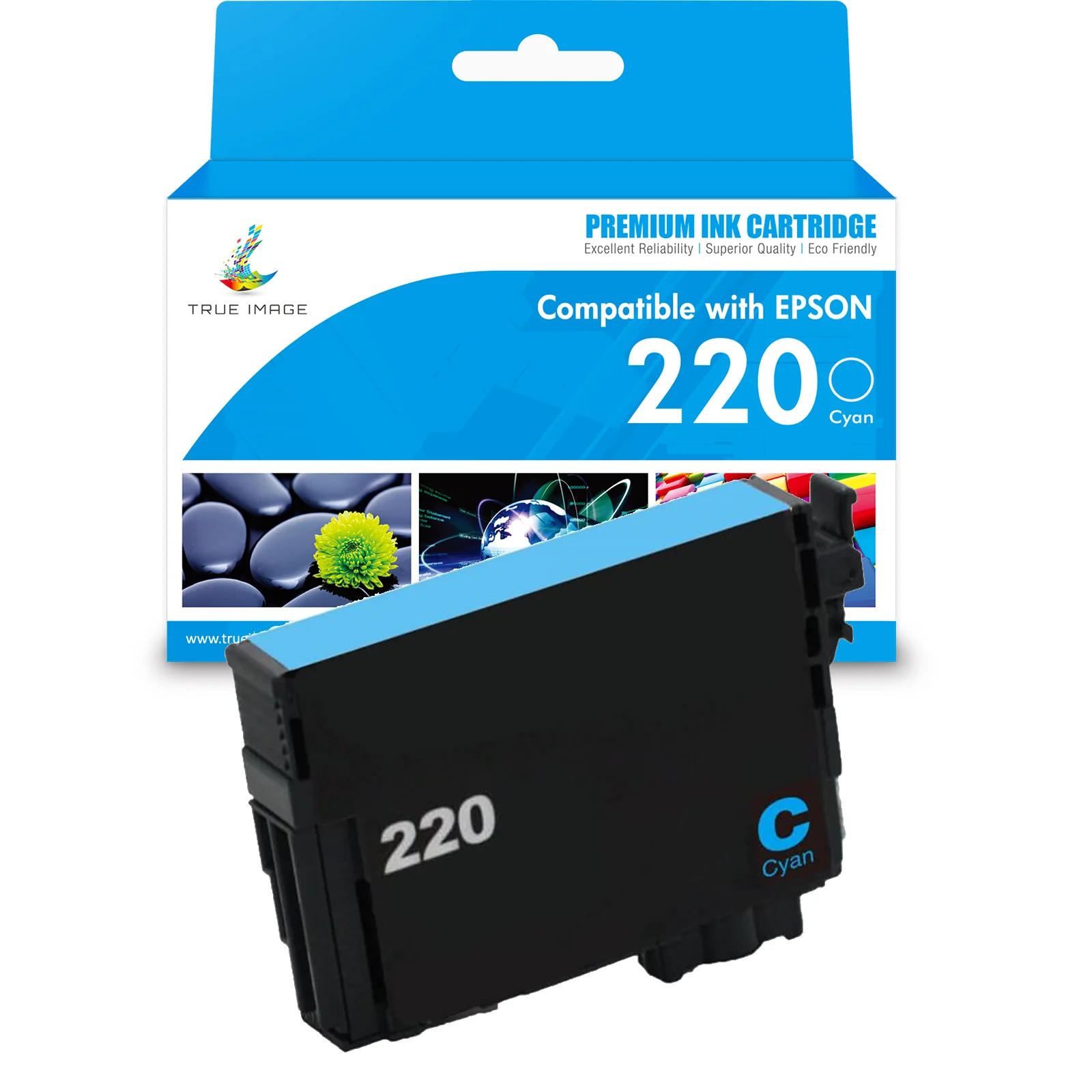 Compatible Epson 220 Black/Cyan/Yellow/Magenta Ink Cartridge - Single Pack - Image 2