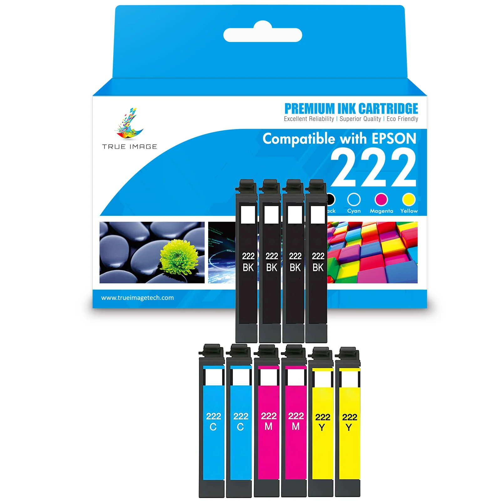 Compatible Epson 222/Epson 222XL Ink Cartridges - T222/T222XL - Multi Pack - Image 4