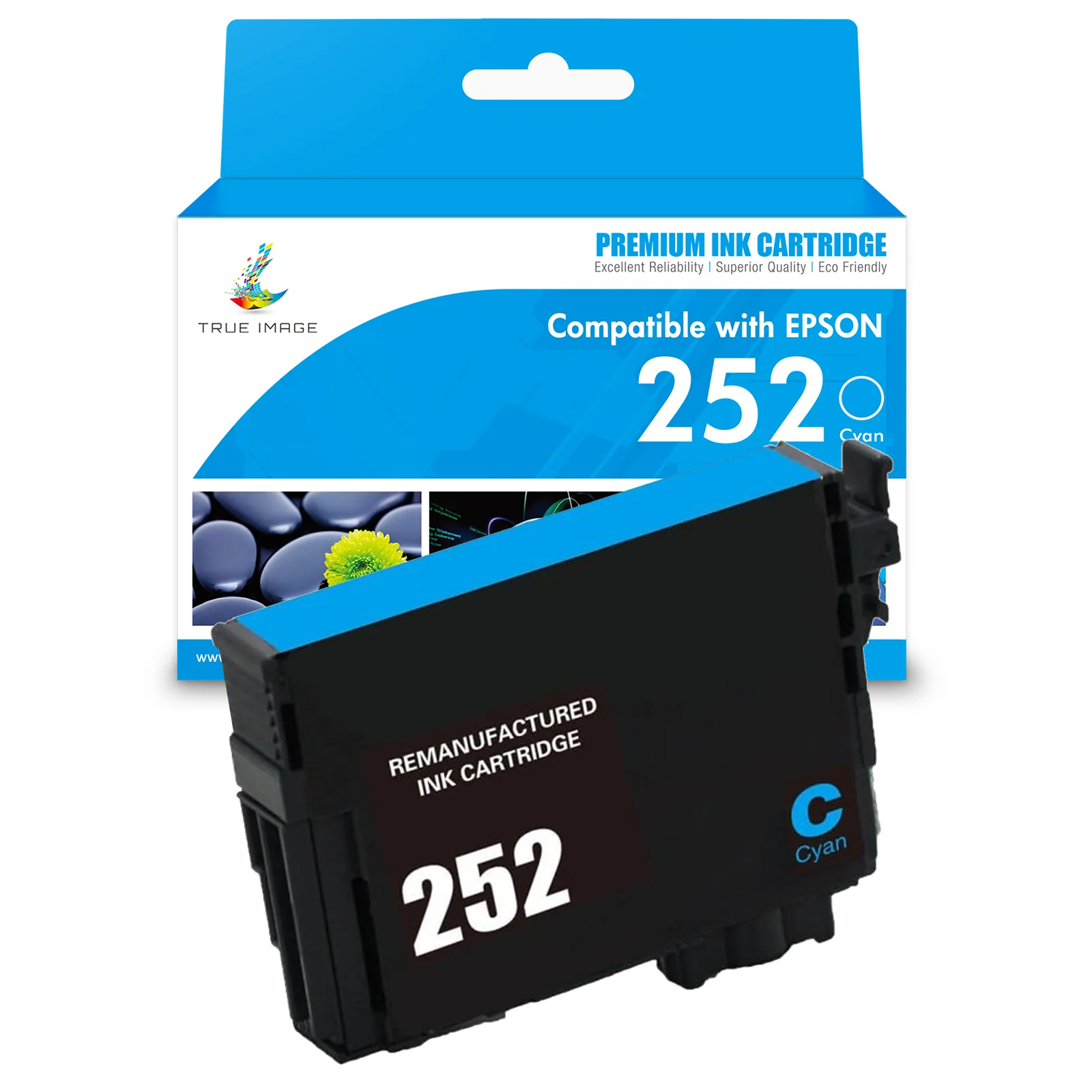 Compatible Epson 252 Black/Cyan/Yellow/Magenta Ink Cartridge - Single Pack - Image 2