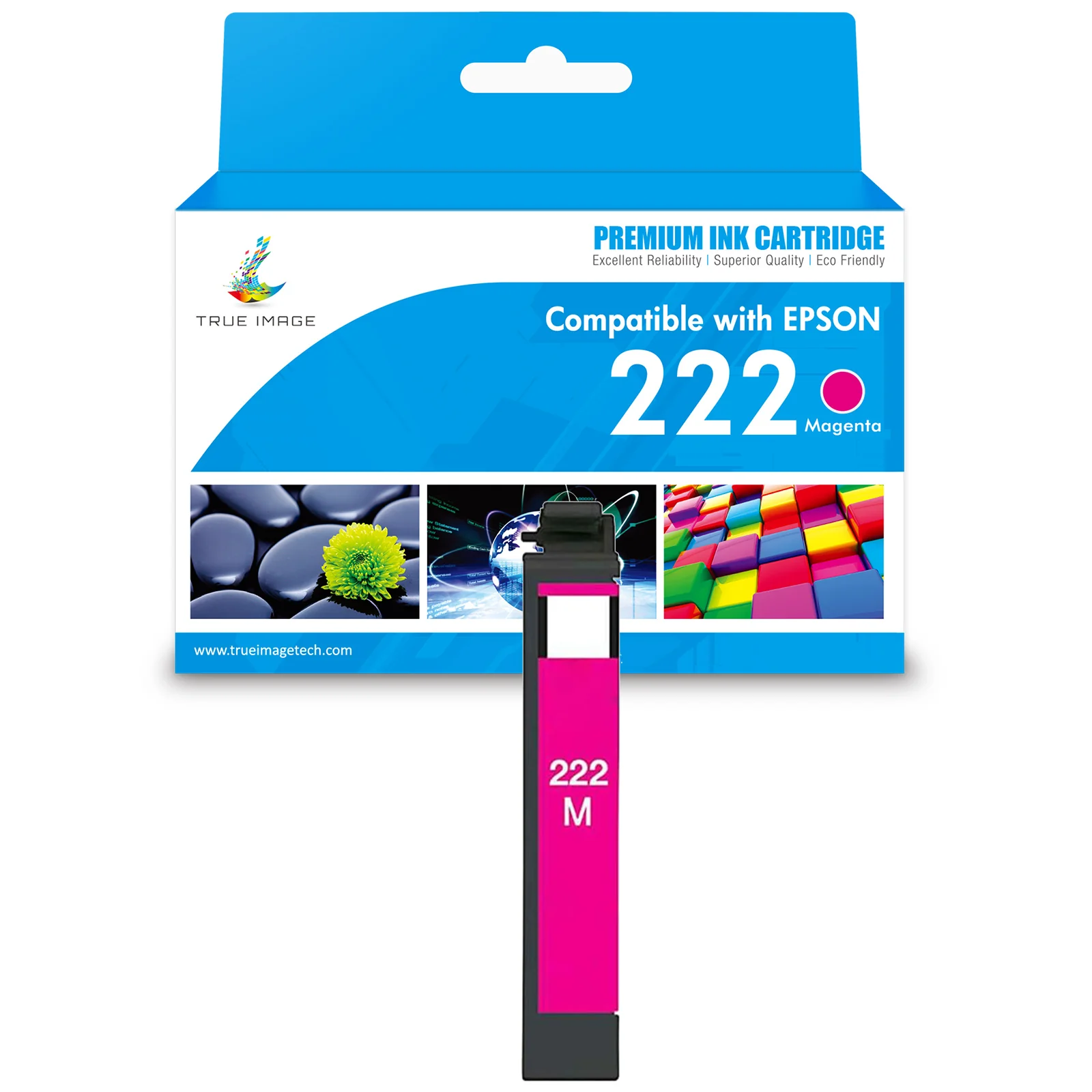 Compatible Epson 222/Epson 222XL Black/Cyan/Yellow/Magenta Ink Cartridge - Single Pack - Image 3