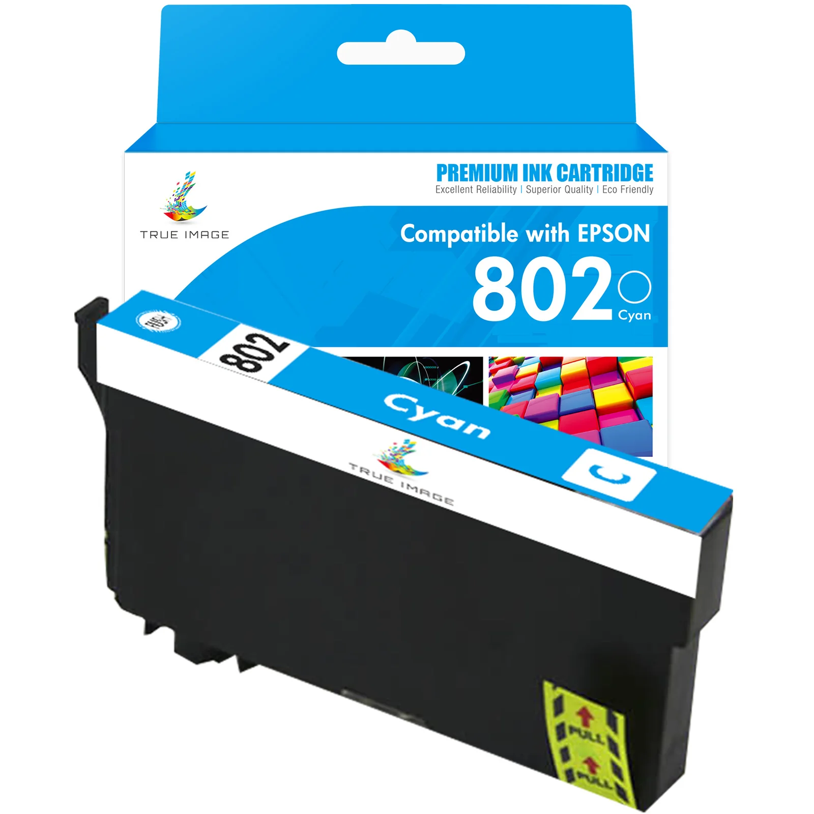 Compatible Epson T802 Black/Cyan/Magenta/Yellow Ink Cartridge - Single Pack - Image 2