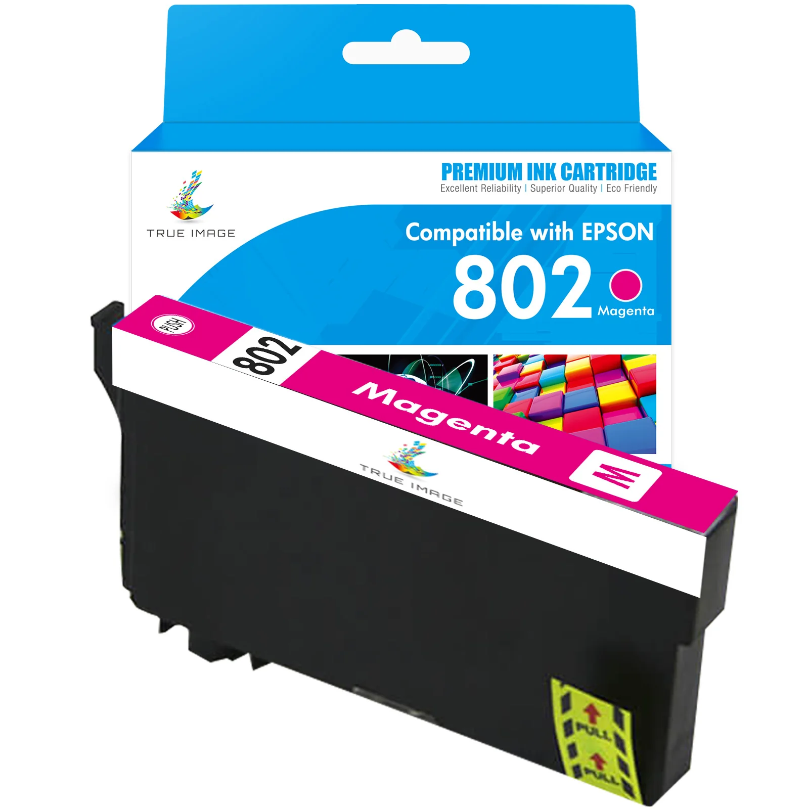 Compatible Epson T802 Black/Cyan/Magenta/Yellow Ink Cartridge - Single Pack - Image 3