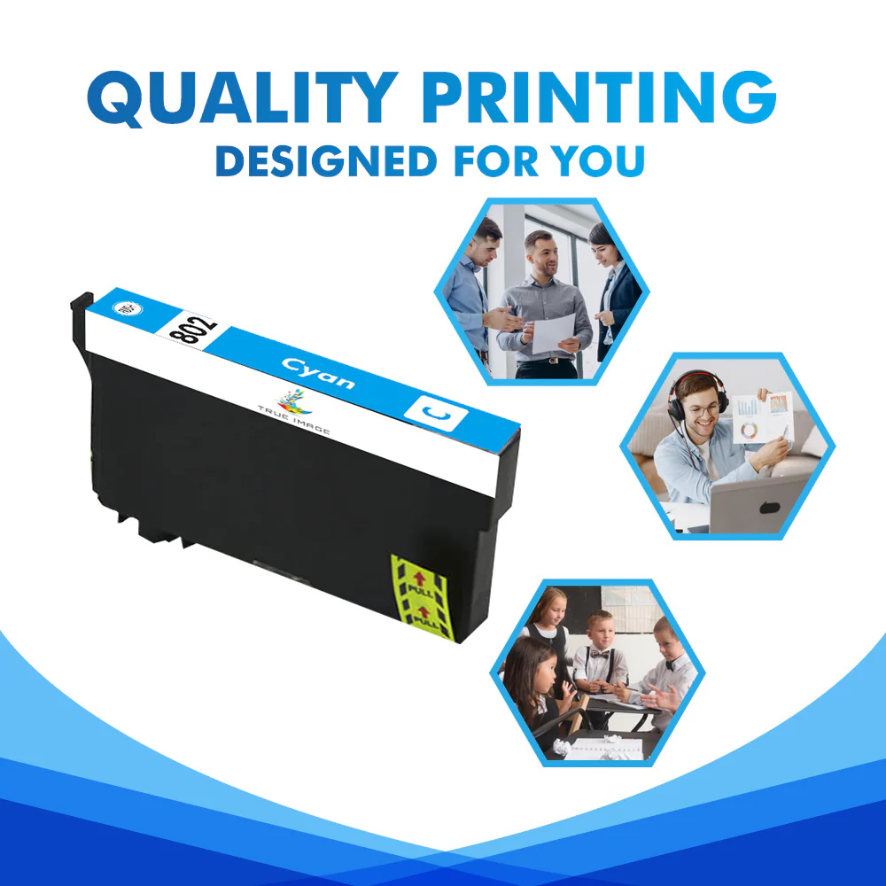 Compatible Epson 802 Ink Cartridges - T802 - Combo Pack - Image 8