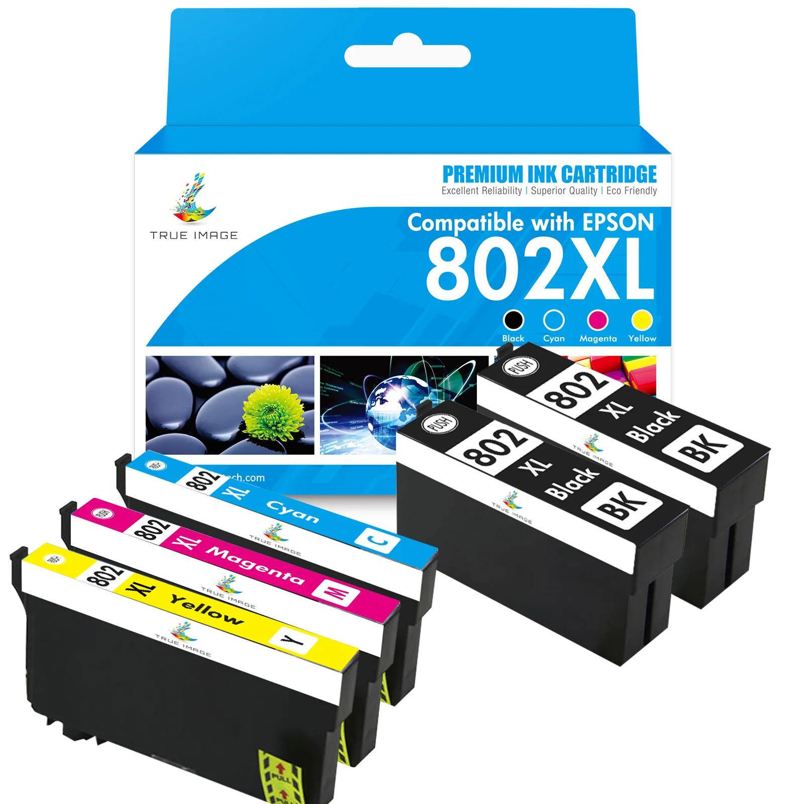 Compatible Epson 802XL Ink Cartridges - T802XL - Multi Pack - Image 2