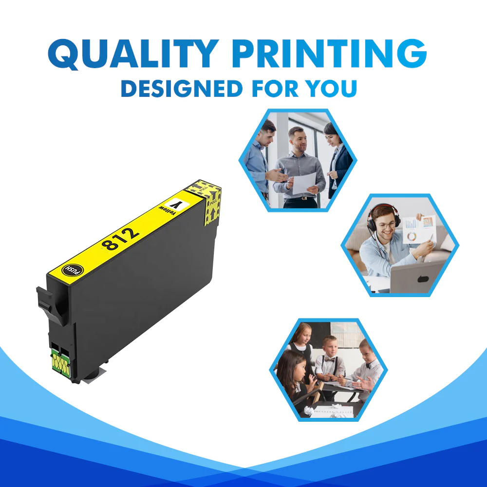 Compatible Epson 812 Black/Cyan/Yellow/Magenta Ink Cartridge - Single Pack - Image 10