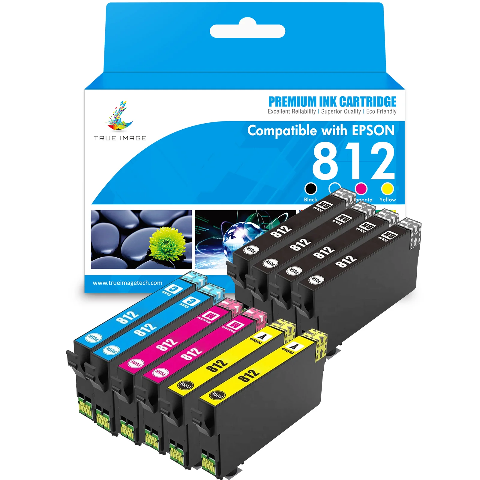 Compatible Epson 812 Ink Cartridges - T812 - Multi Pack - Image 4