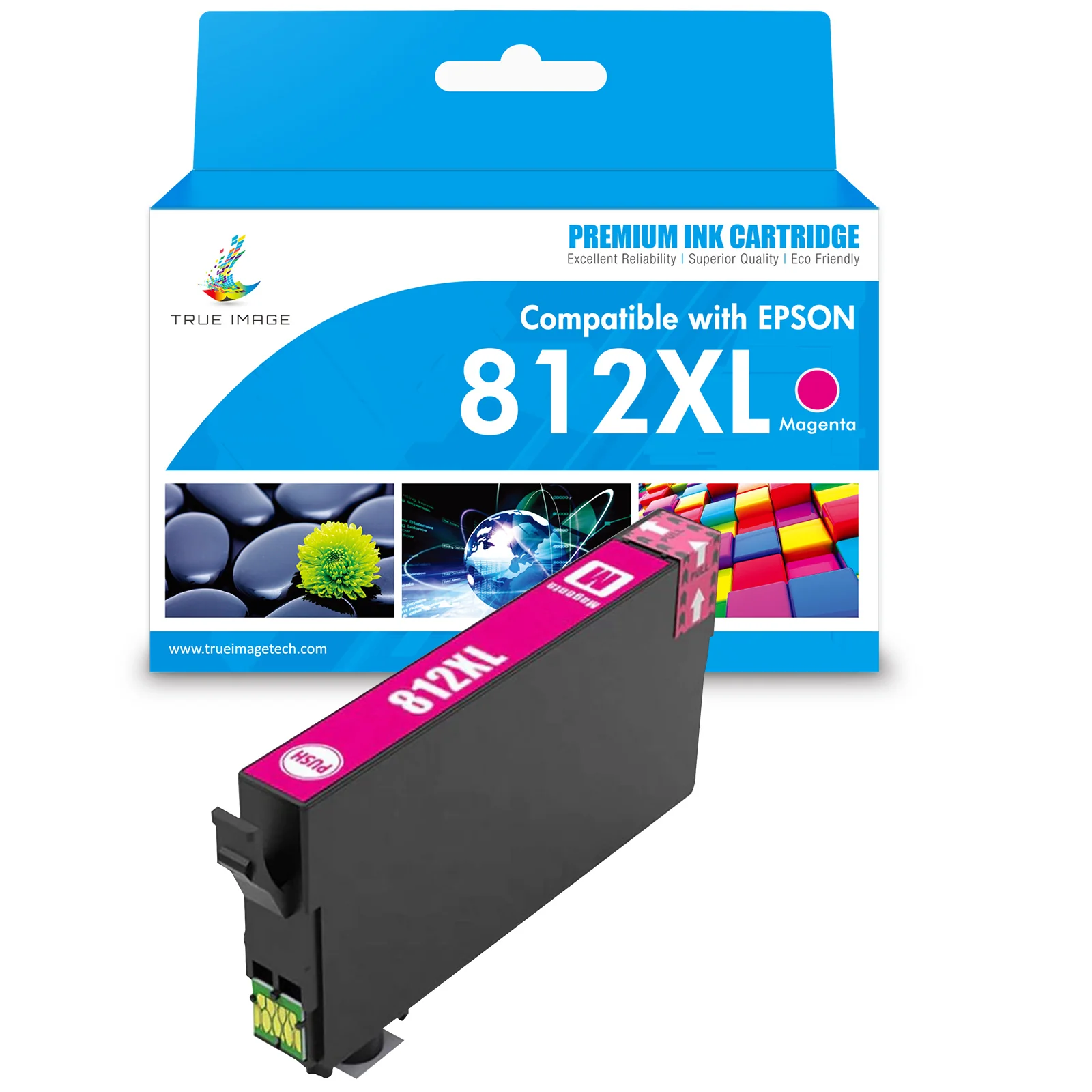 Compatible Epson T812XL Black/Cyan/Yellow/Magenta Ink Cartridge - Single Pack - Image 3