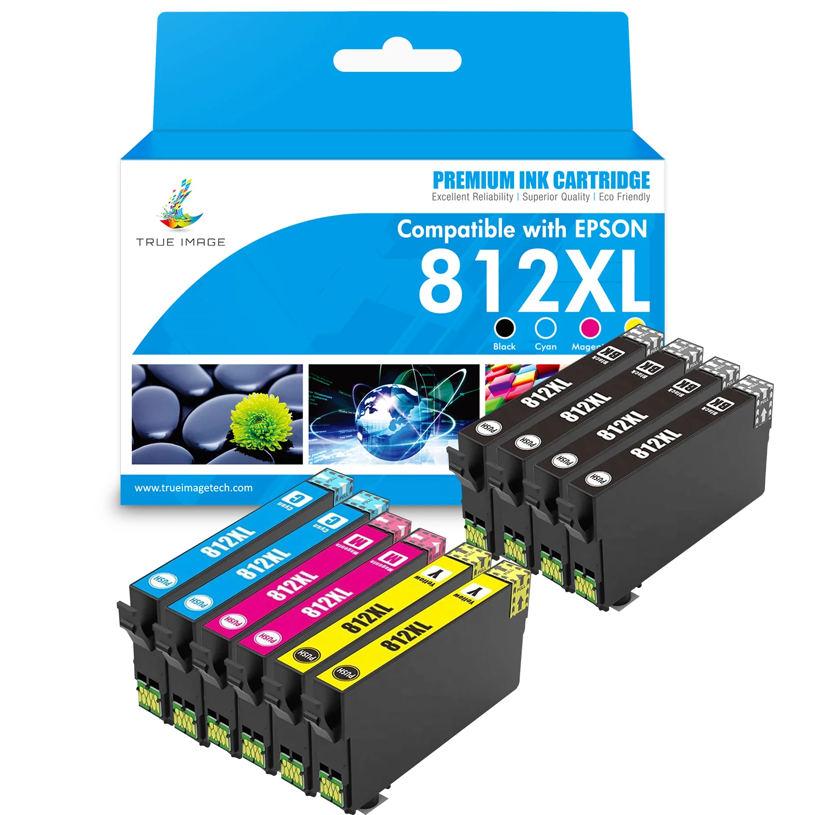 Compatible Epson 812XL Ink Cartridge - T812XL - Multi Pack - Image 4