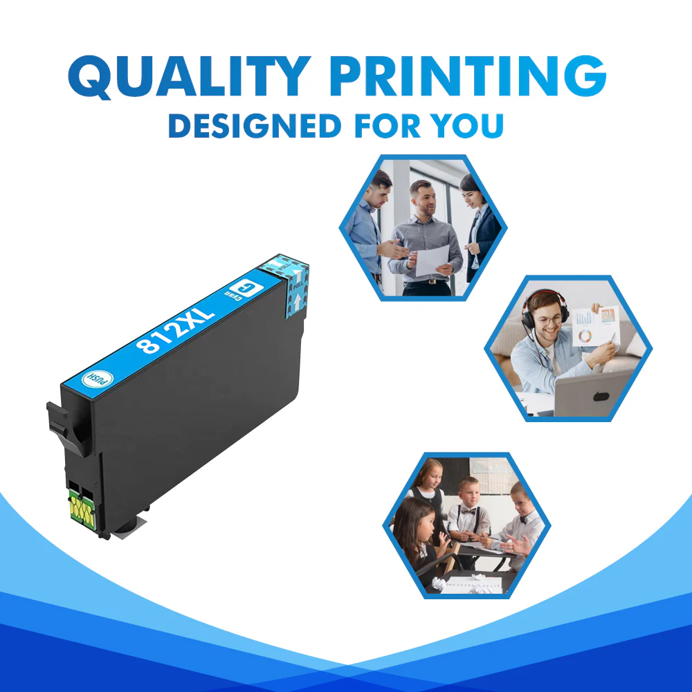 Compatible Epson 812XL Ink Cartridge - T812XL - Multi Pack - Image 8
