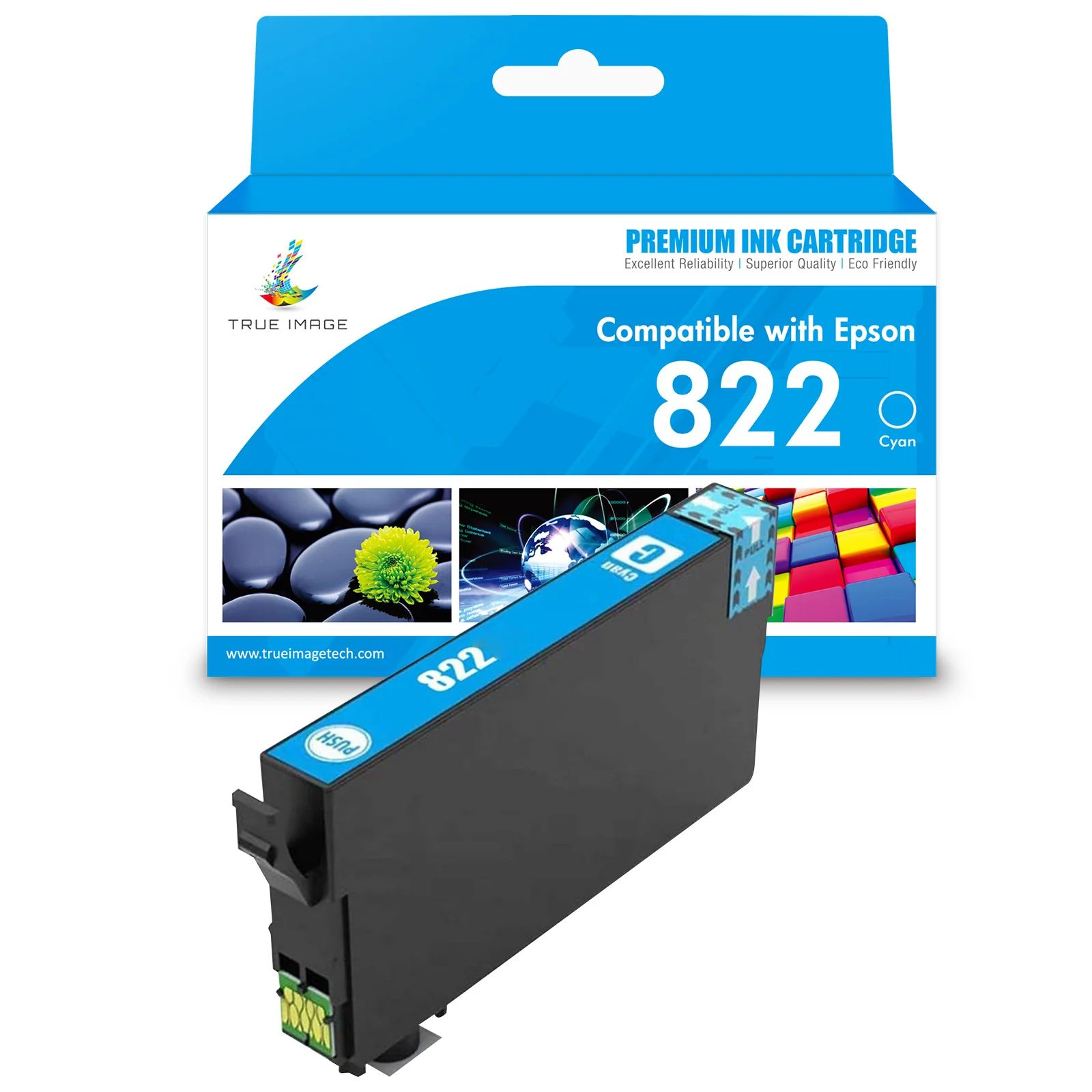 Compatible Epson T822 K/C/M/Y Ink Cartridge- Single Pack - Image 2