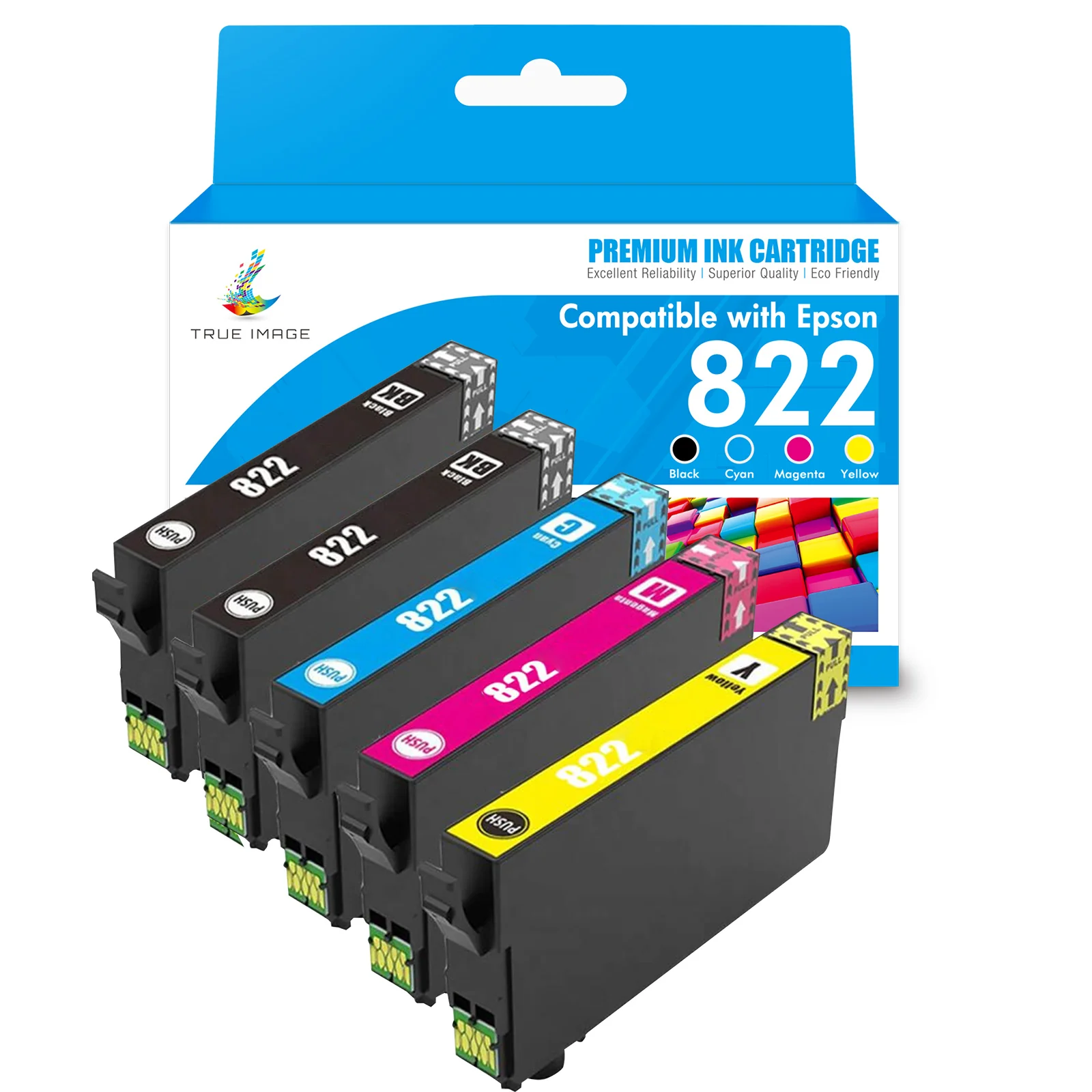 Compatible Epson 822 Ink Cartridge (T822) Multi Pack - Standard Yield - Image 2
