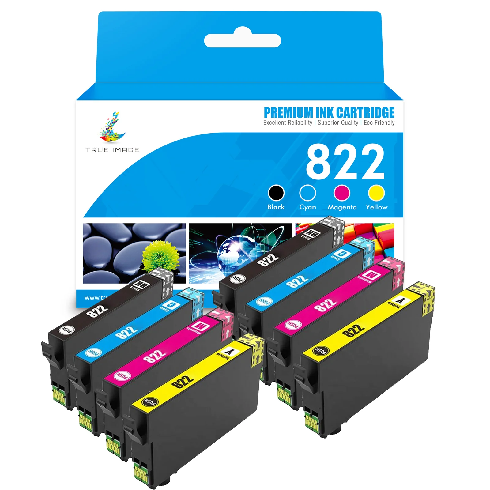 Compatible Epson 822 Ink Cartridge (T822) Multi Pack - Standard Yield - Image 3