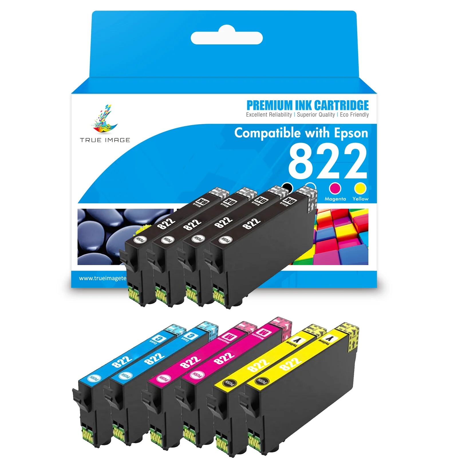 Compatible Epson 822 Ink Cartridge (T822) Multi Pack - Standard Yield - Image 4