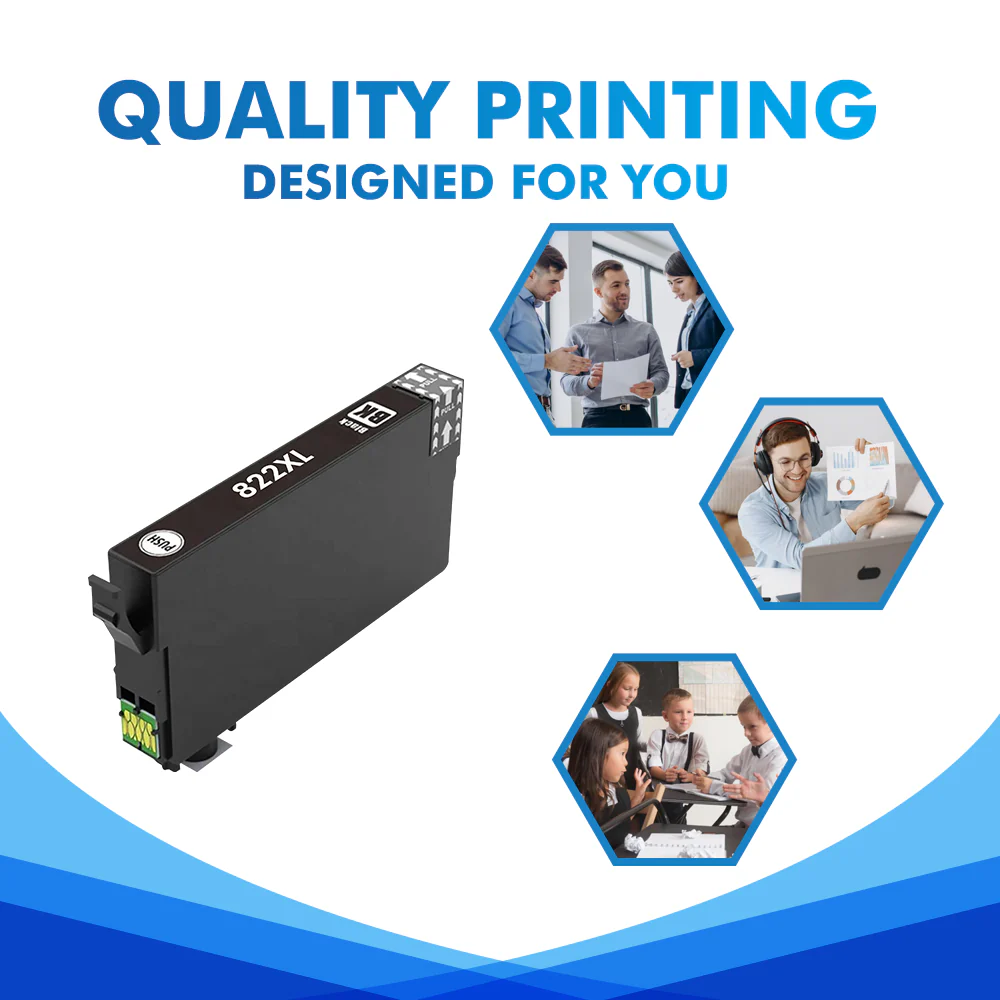 Compatible Epson 822XL (T822XL) Ink Cartridges Combo Pack - Image 7