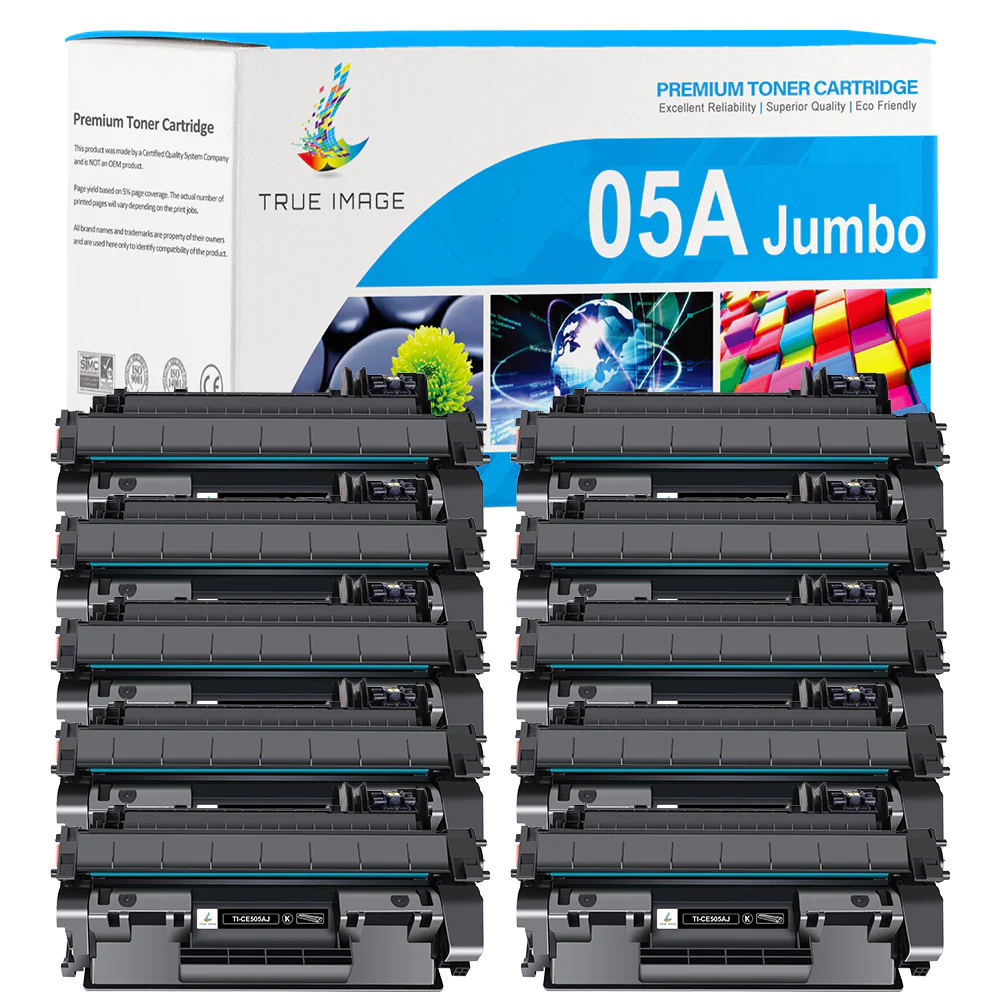 Compatible HP 05A CE505A Black Toner Cartridge 10-Pack - Image 2