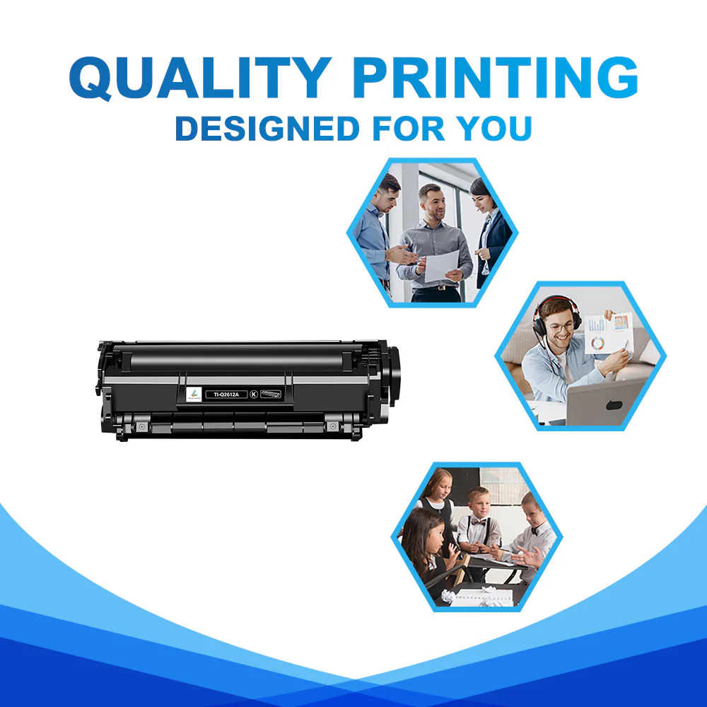 Compatible HP 12A (Q2612A) Black Toner Cartridge 2-pack - Image 4
