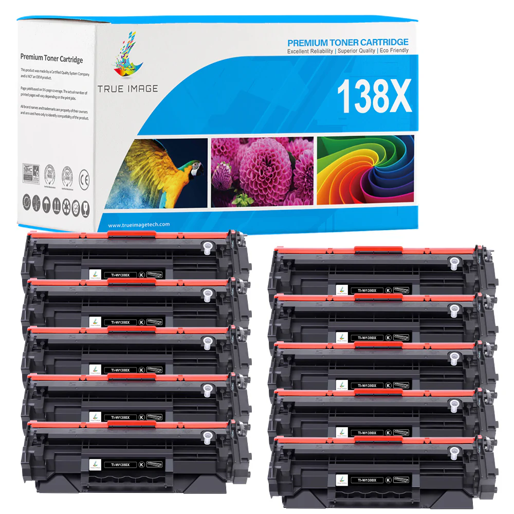DIY Compatible HP 138X W1380X Black Toner Cartridge - HP+ Printers Applicable - Image 8