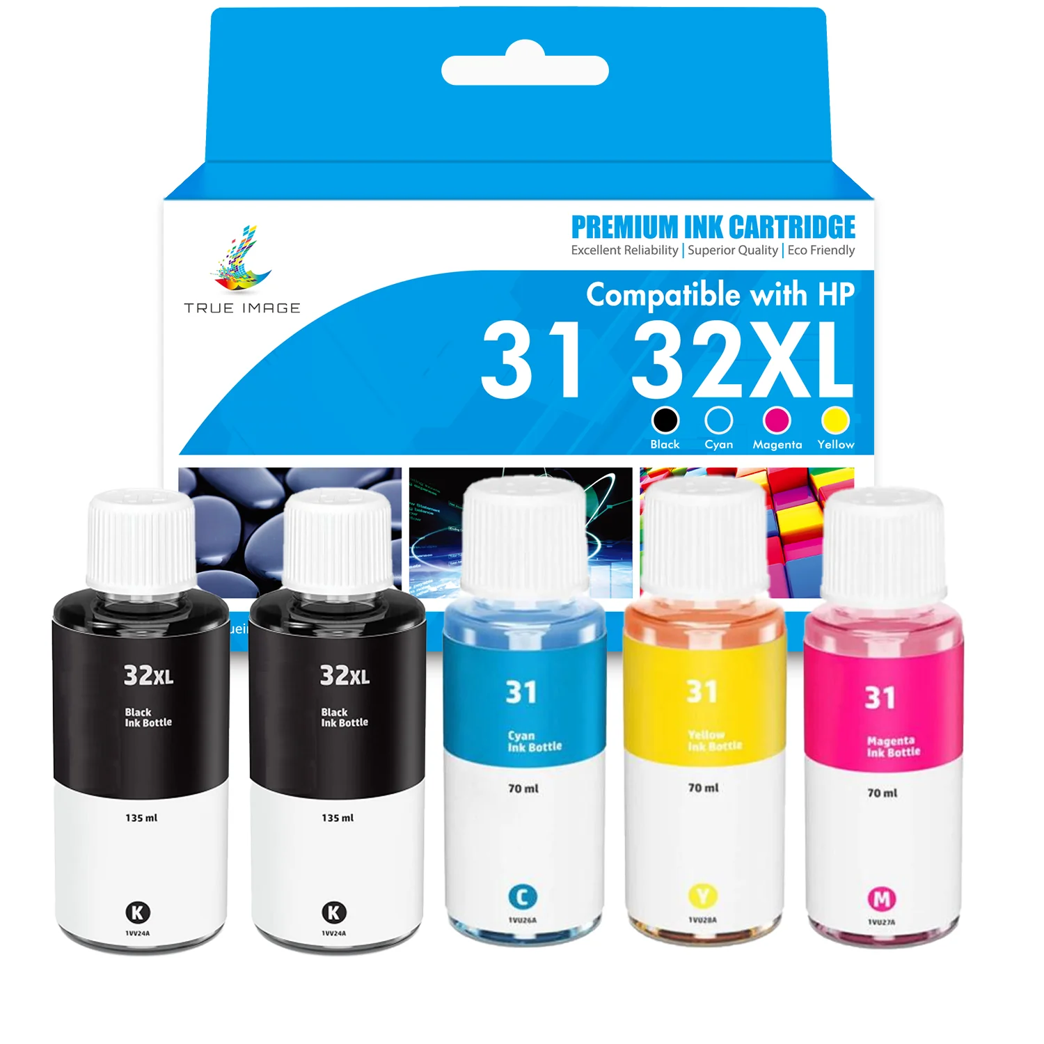 Compatible HP Smart Tank Plus 651 Ink Cartridges - Combo Pack - Image 5