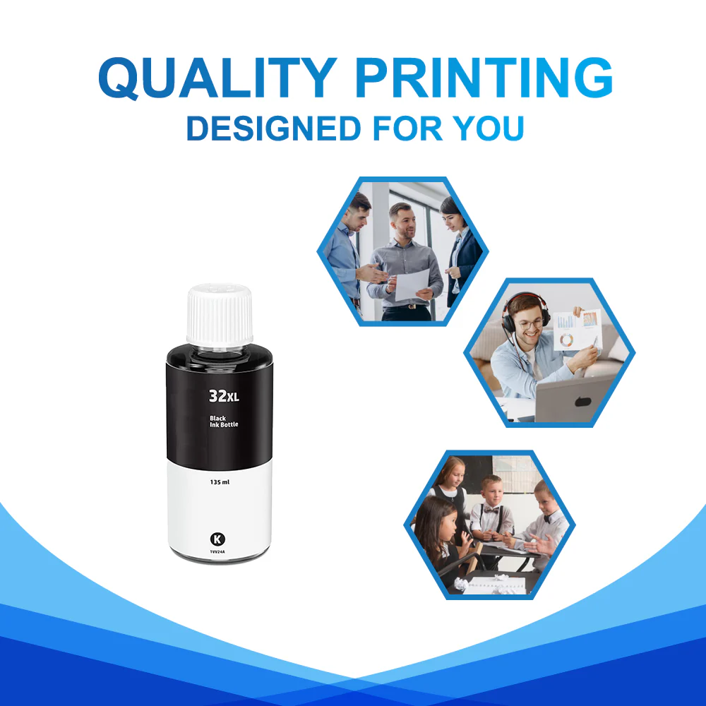 Compatible HP 32XL Black Ink Cartridge (1VV24AN) - High Yield - Image 4
