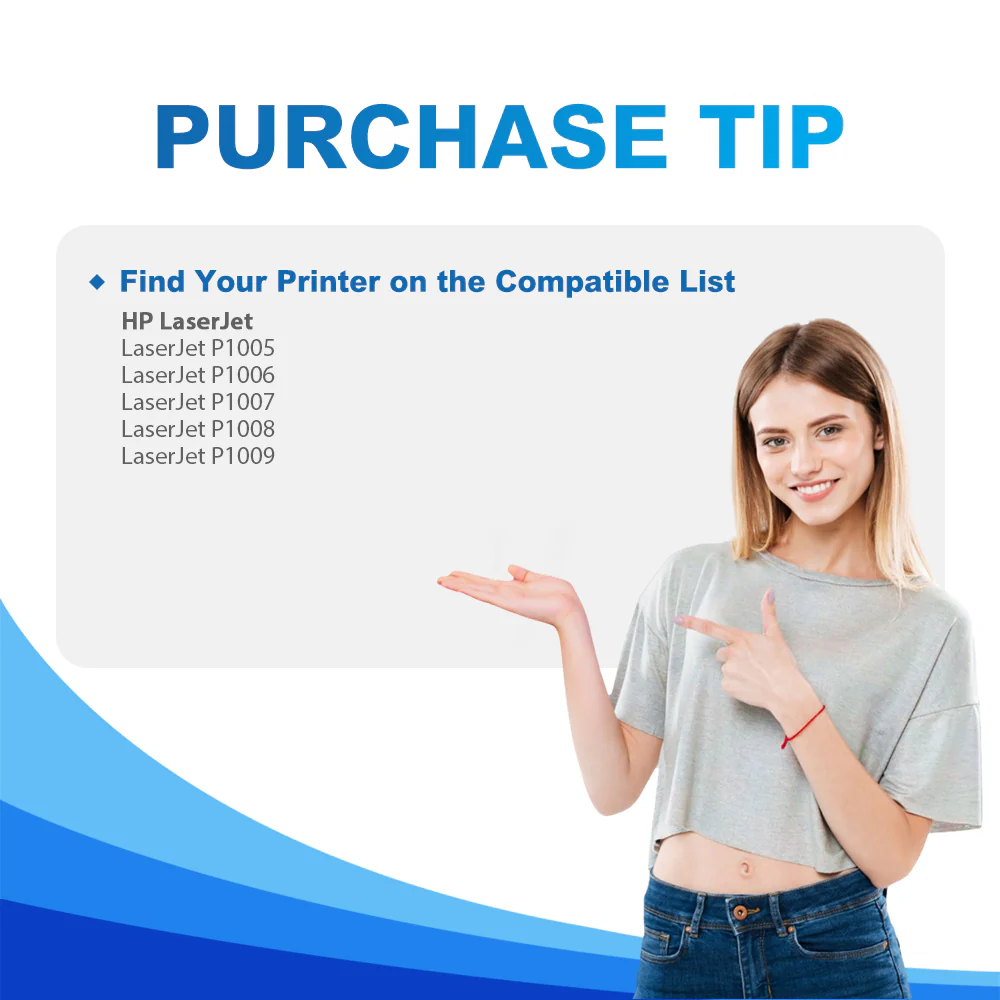 Compatible HP 35A CB435A Black Toner Cartridges - Standard Yield - 5 Packs - Image 3
