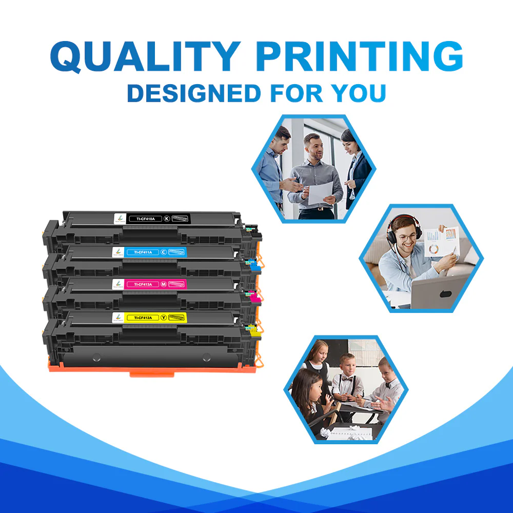 Compatible HP 410A Toner Cartridges | CF410A CF411A CF412A CF413A - Image 5
