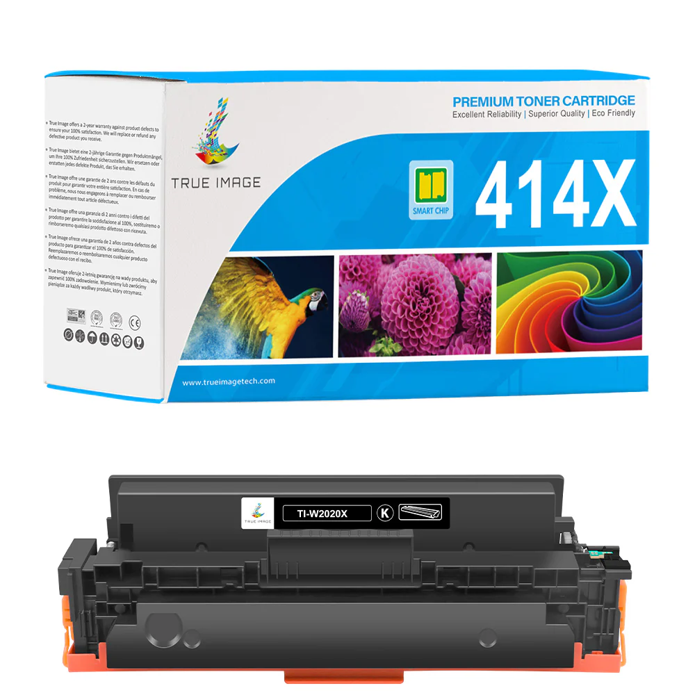 Firmware-Safe Compatible HP 414X Black Toner Cartridge – W2020X – With Upgraded Chip, No Chip Error