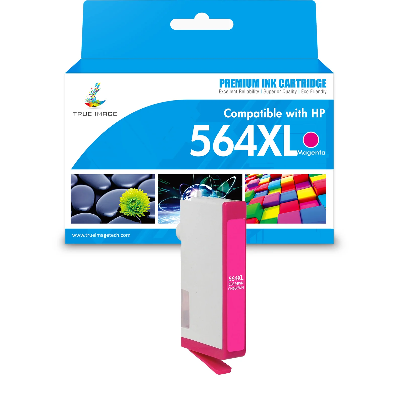 HP Photosmart 7520/5520 Ink - Compatible HP 564XL Ink Cartridge - Single Pack - Image 4