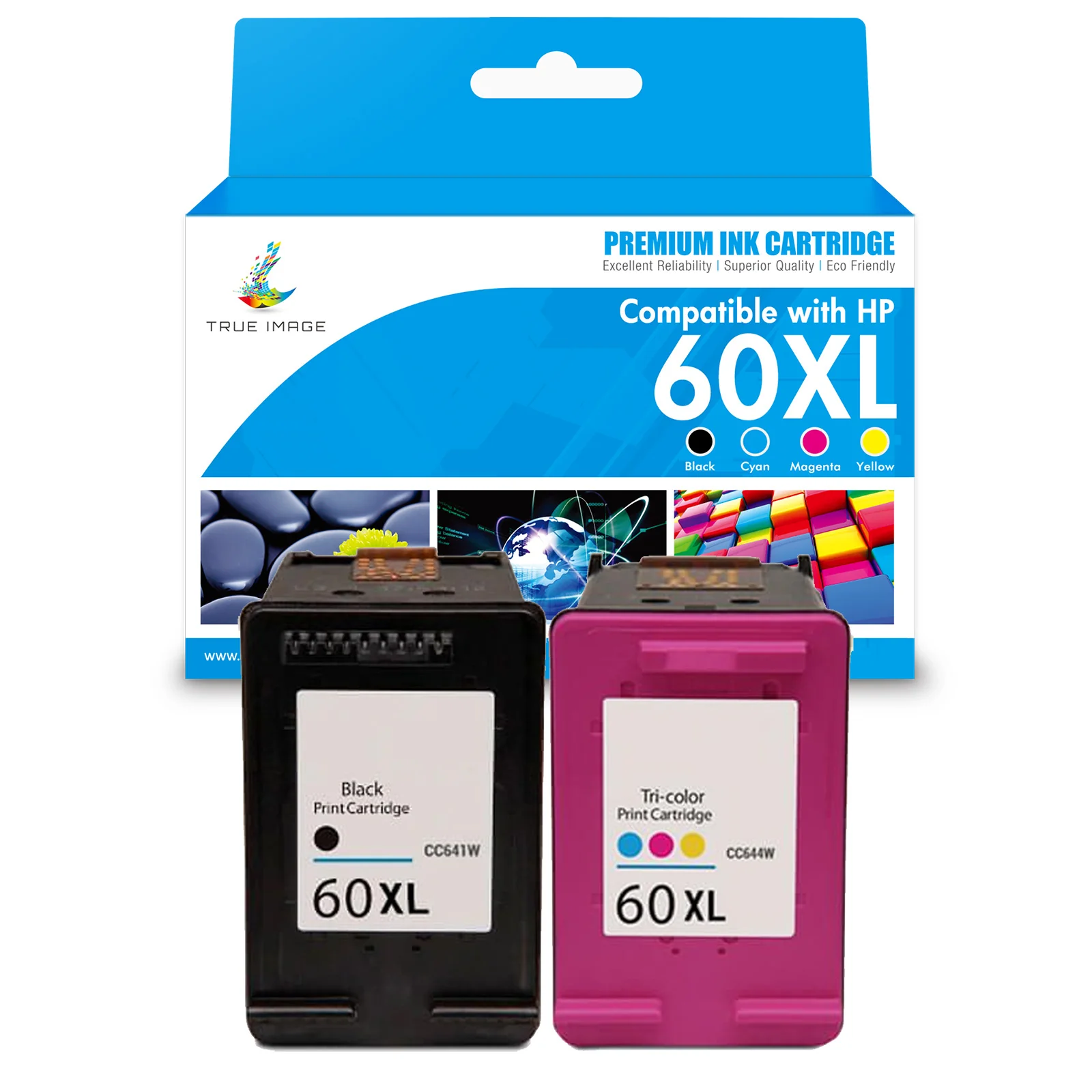 Compatible HP 60XL Ink Cartridge - Black and Tri-Color - Image 3
