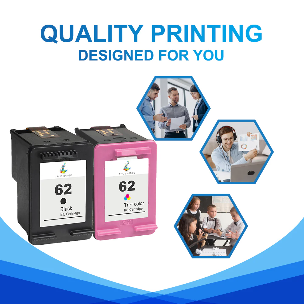 Compatible HP 62 Ink Cartridge (Firmware Safe) - Multi Pack - Image 4