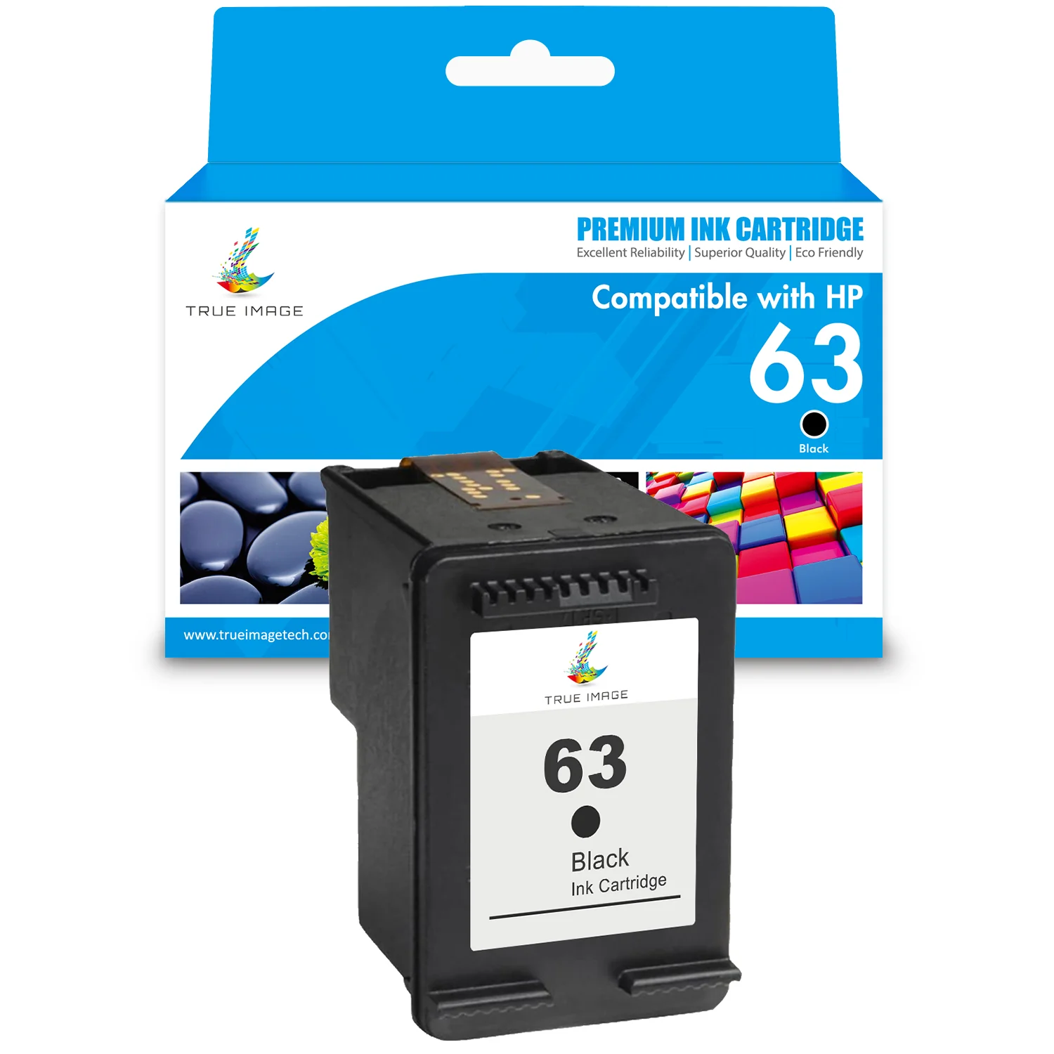 Compatible HP 63 Black (Firmware Safe) Ink Cartridge - Single Pack