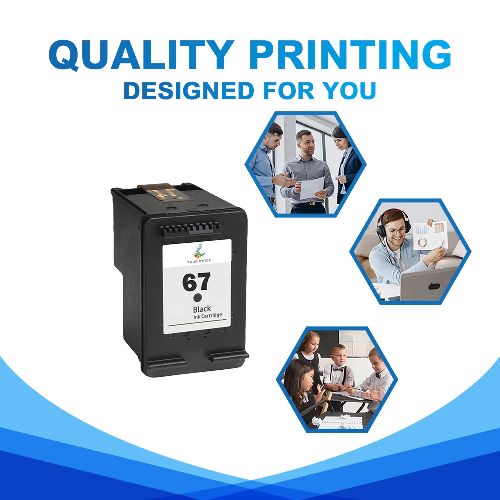 Compatible HP 67 Black Ink Cartridge (Firmware Safe) - Single Pack - Image 4