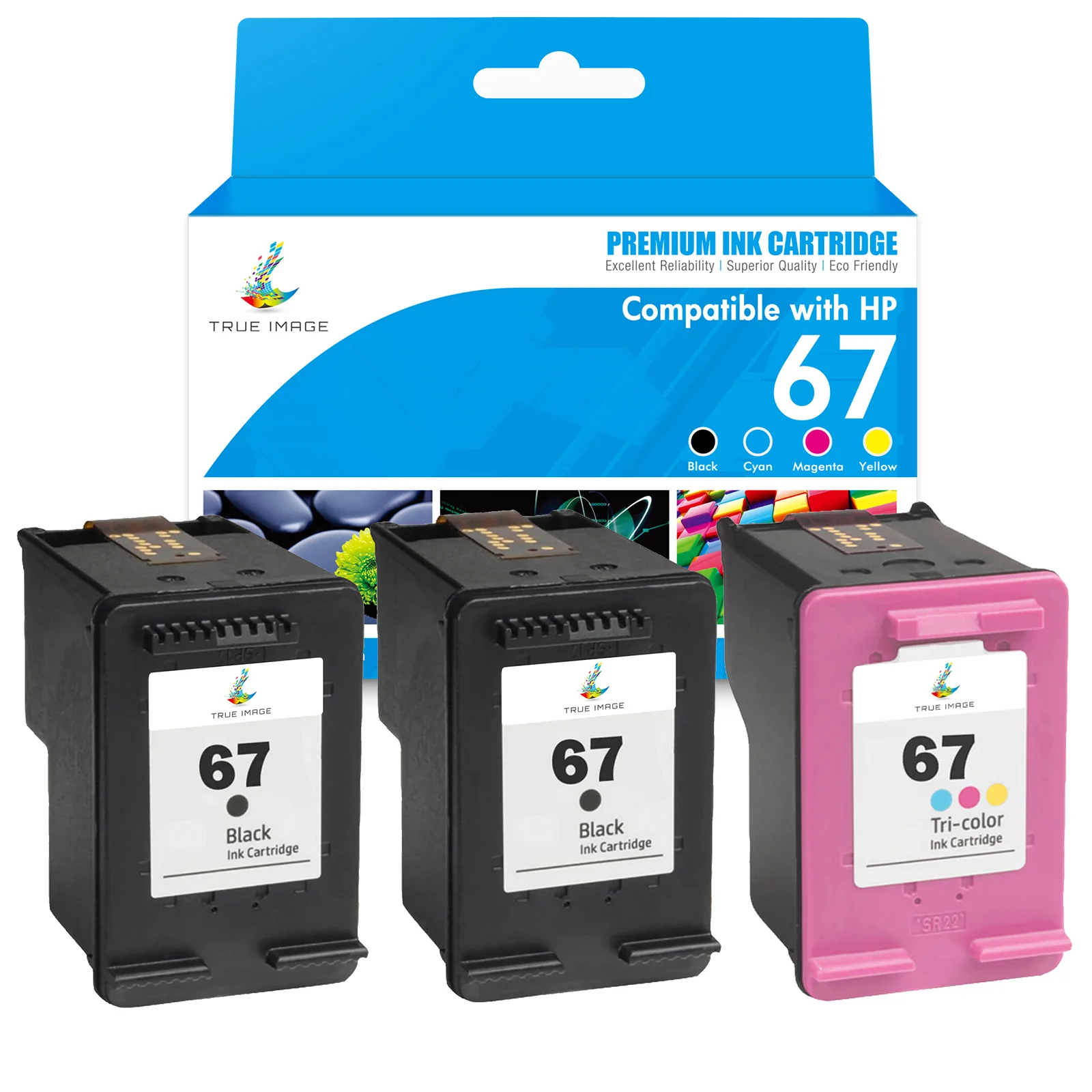 Compatible HP 67 (Firmware Safe) Ink Cartridge - Combo Pack - Image 6